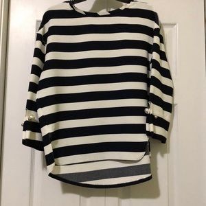 Zara Striped Top Oversized